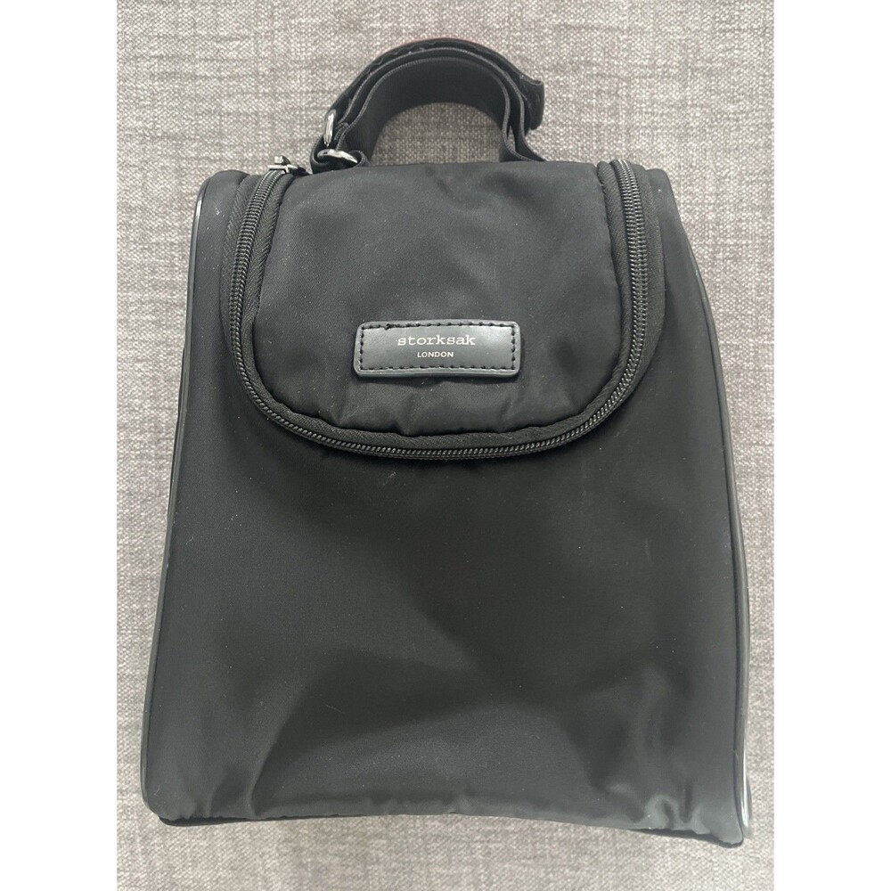 Storksak Black Insulated Food and Bottle Bag